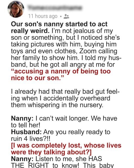 I Overheard My Husband and Our Nanny Whispering – The Secret They Were ...